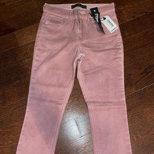 Express Pink Acid Wash Jean Leggings
